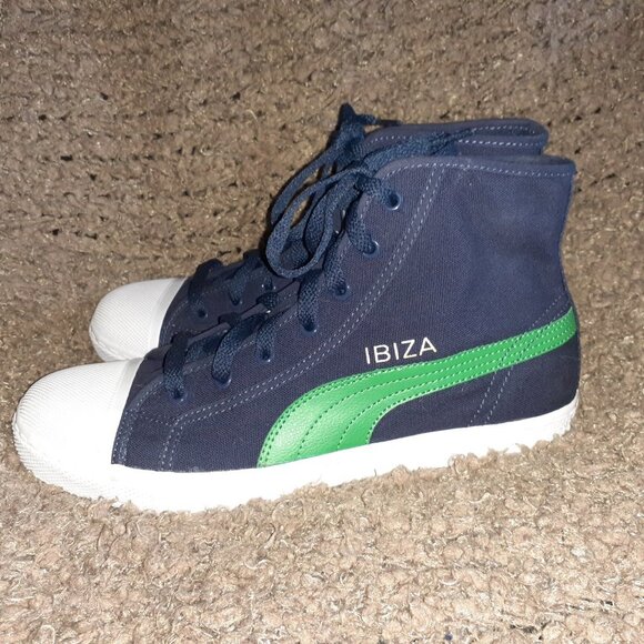 PUMA-Ibiza-High-Hi Tops-Sneakers-Unisex-Navy/Green main image 8